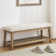 Hahnville Polyester Upholstered Storage Bench