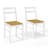 Aujah 4 - Person Four Leg Dining Set