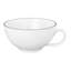 Lido Black Line 18 Piece Bone China Dinnerware Set, Service for 6