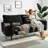 Masterson Loveseat Sofa, 58" Love Seat for Small Spaces,Spring Cushions,Easy Assembly Sofa Couch w/Throw Pillow for Bedroom Living Room-740252152