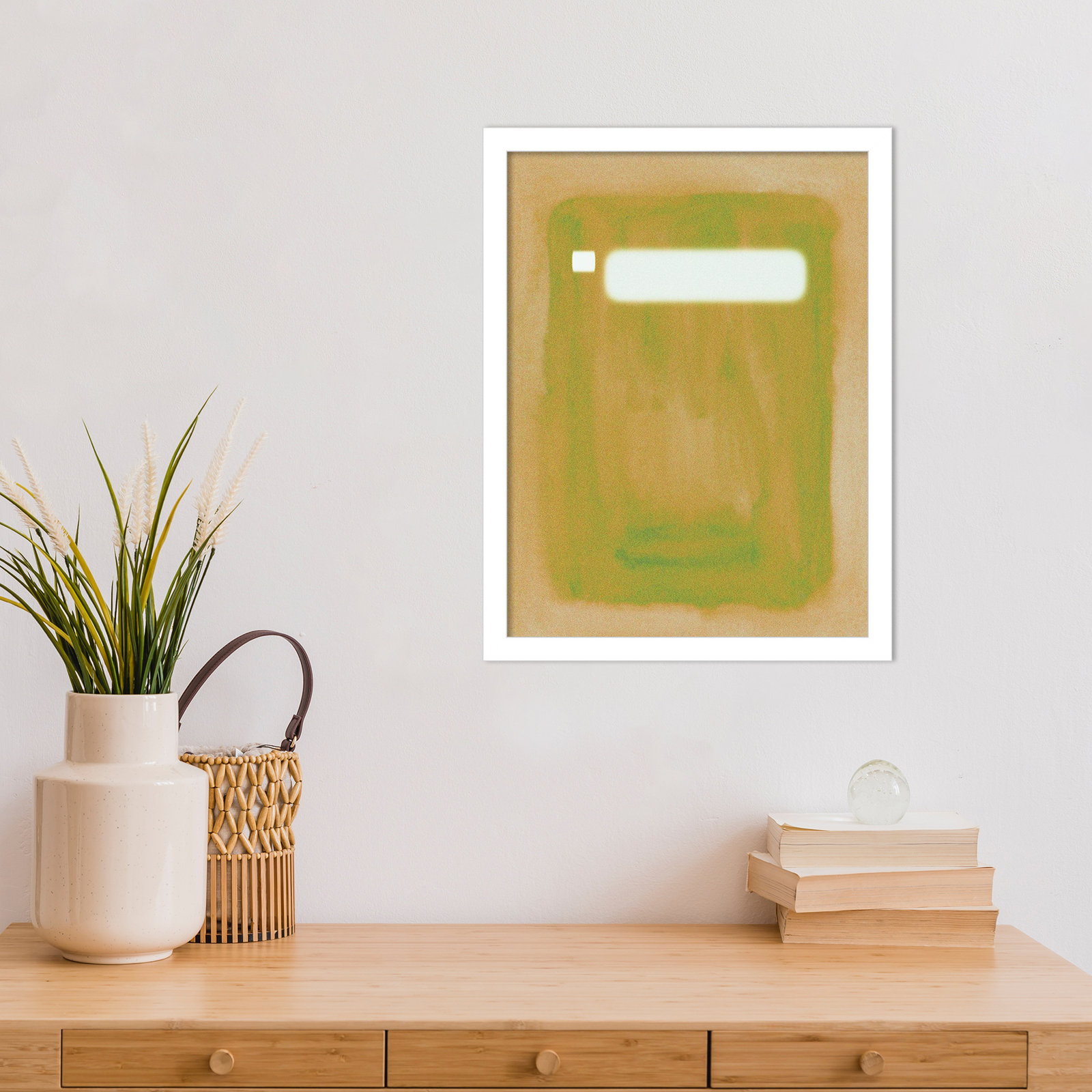 Focal Point II Print by Melissa Wang, White, 17" H x 13" W