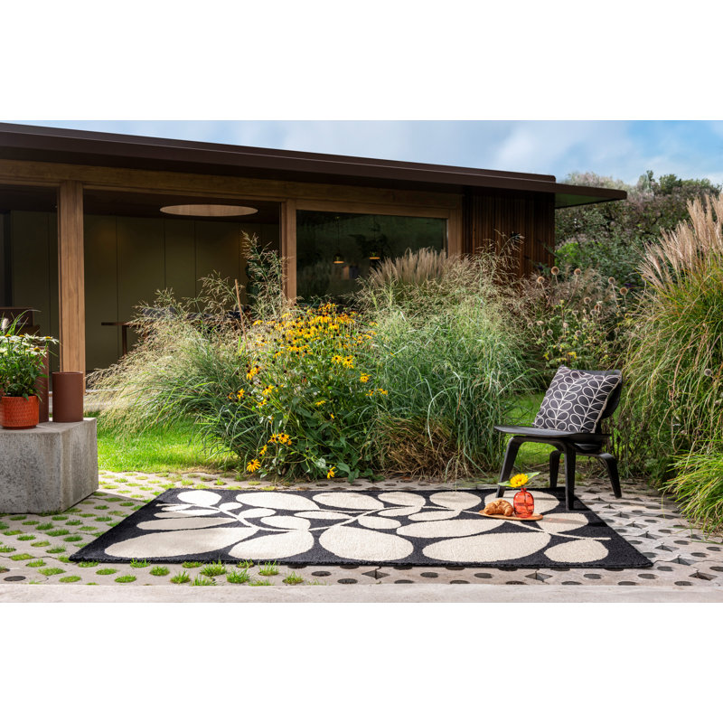 Sycamore Hand Tufted Floral Area Rug, Rectangle 6'6" x 9'2"