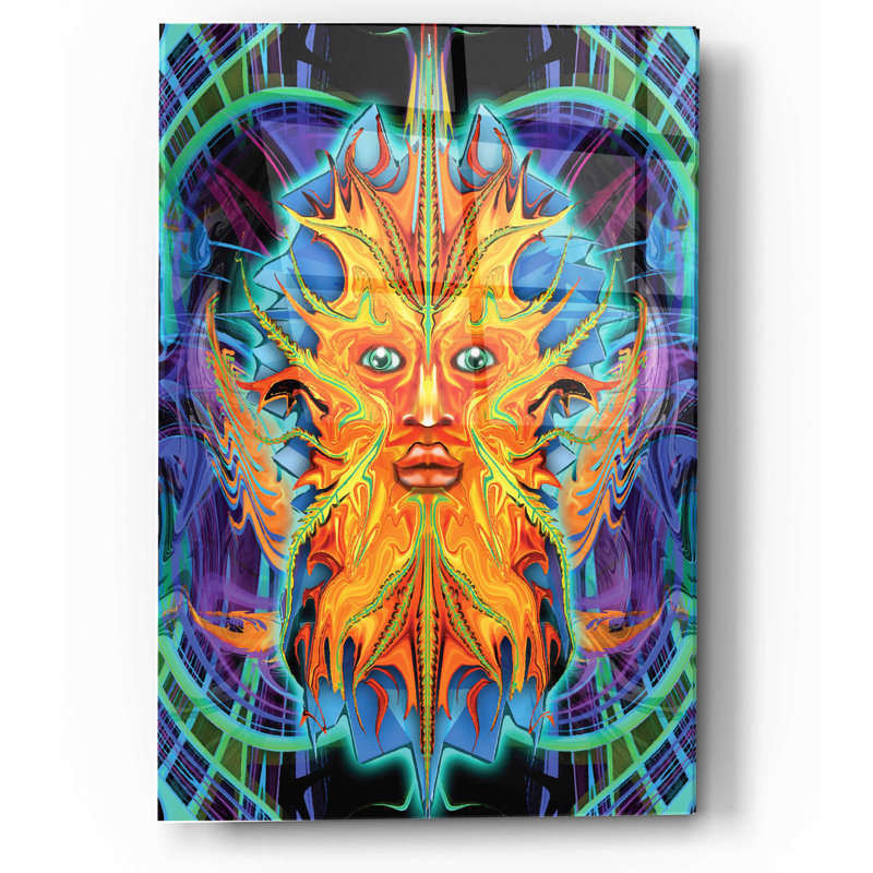 «Green Man» par Michael Stewart, H 16 po x l 12 po x P 0,13 po
