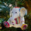 Jambo Elephant Patchwork Ornament