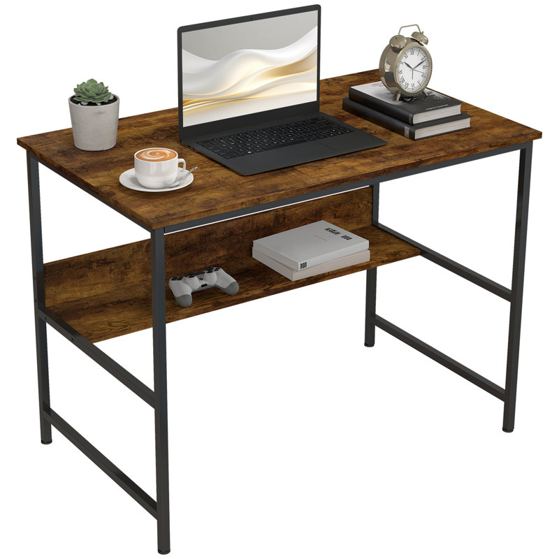 Metal Base Computer Desk