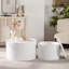 Ensemble de 2 tables basses avec rangement