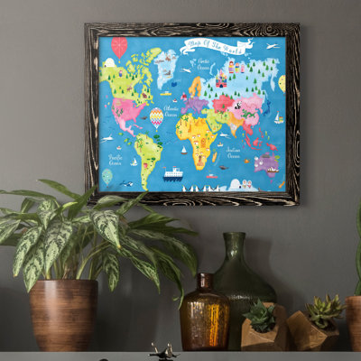 " Trip Around the World " Graphic Art Print