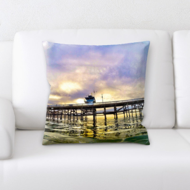 Go Pro Microsuede Reversible Throw Pillow