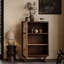 French Minimalist Style Accent Cabinet-1988544482