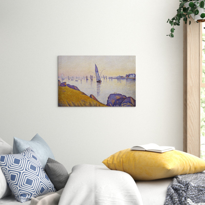 Paul Signac - Wrapped Canvas Painting, 35cm H x 50cm W