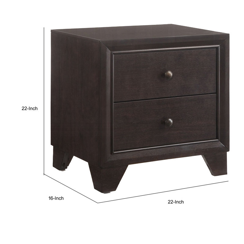 Riobe 22.01'' W Solid Wood Nightstand