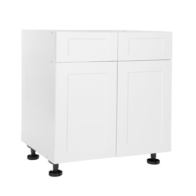 Quick Assemble Modern Style With Soft Close, Shaker 30 in Base Kitchen Cabinet -  Cambridge, SA-BU30-SW