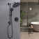 Système de douche complet avec valve brute