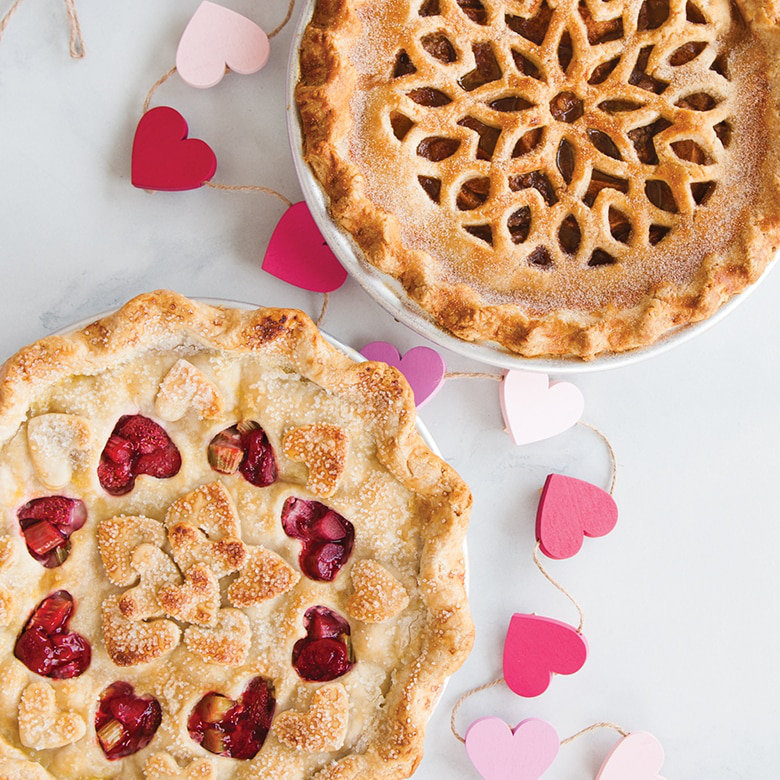 Nordic Ware Lattice and Hearts Pie top Cutter