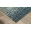Tapis rayé bleu / brun Rayan-557170553