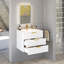 Meuble-lavabo mural flottant avec lavabo en céramique et double tiroir-1505380304