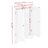 Bathroom Corner Cabinet (Black)