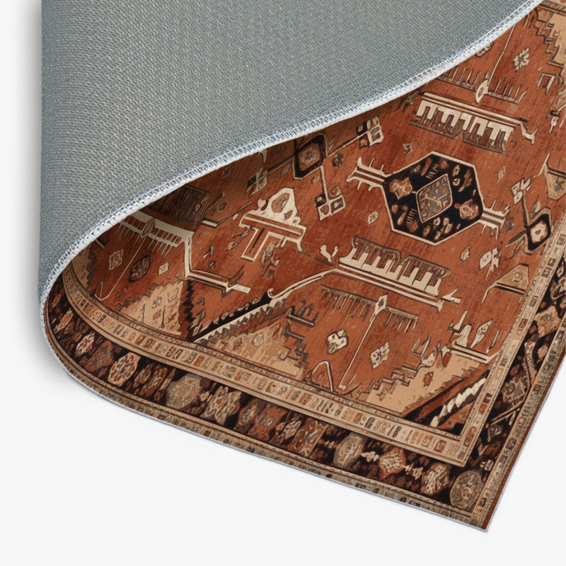 Tapis d'intérieur et d'extérieur brun Persian, Rectangulaire 2 pi x 3 pi