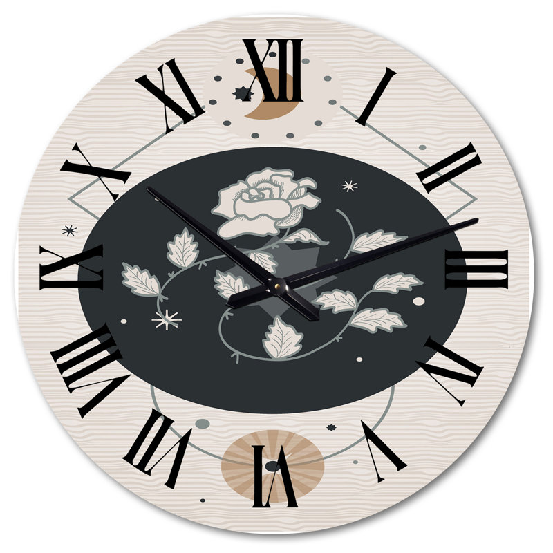 Horloge murale moderne Mid-Century, Très grand