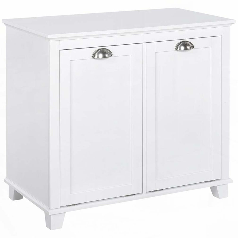 Armoire de salle de bain Tilt-Out, Blanc