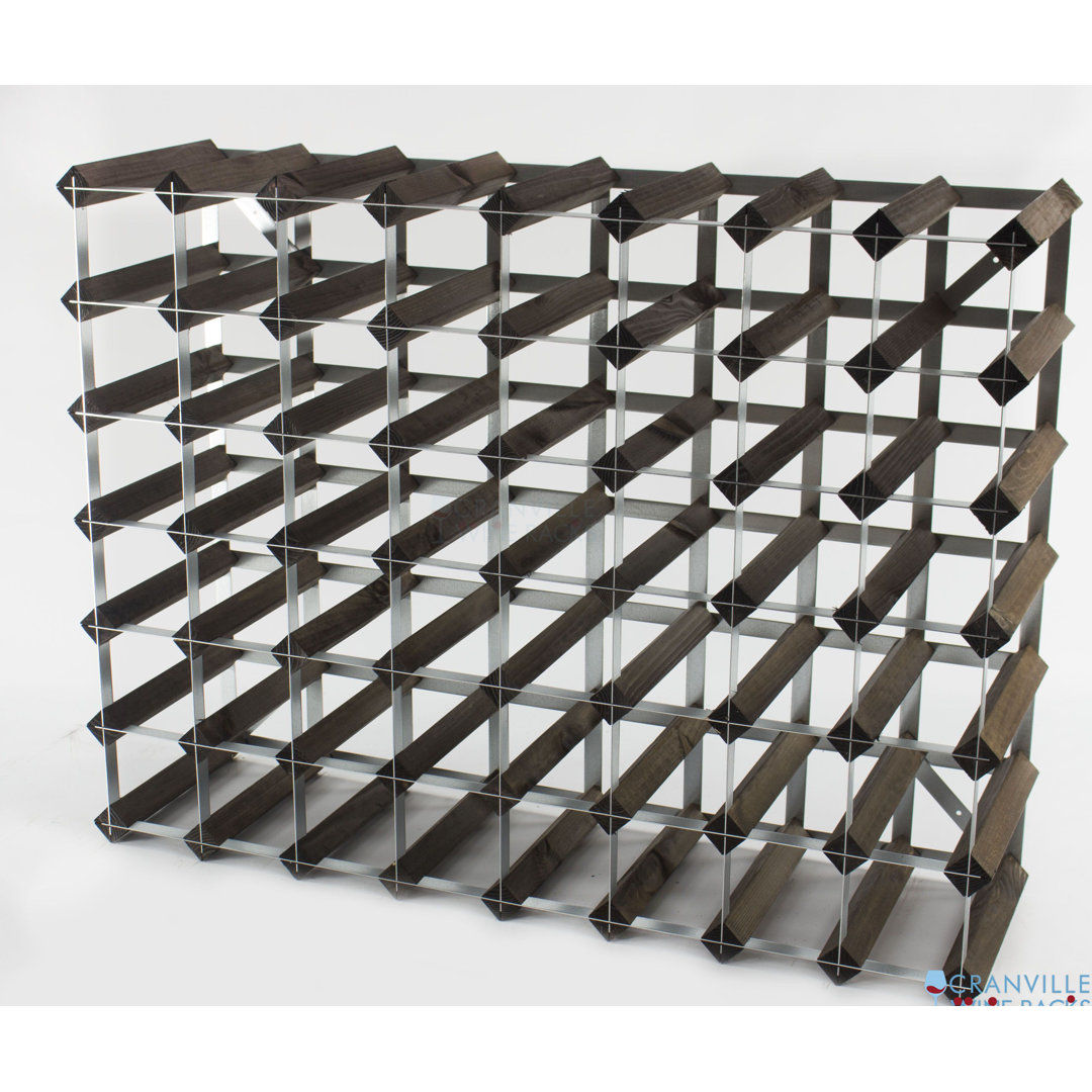 Liddle 56 Bottle Floor Wine Bottle Rack