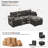 80.3" L-Shaped Modular Sectional Sofa with Storage-1512548922