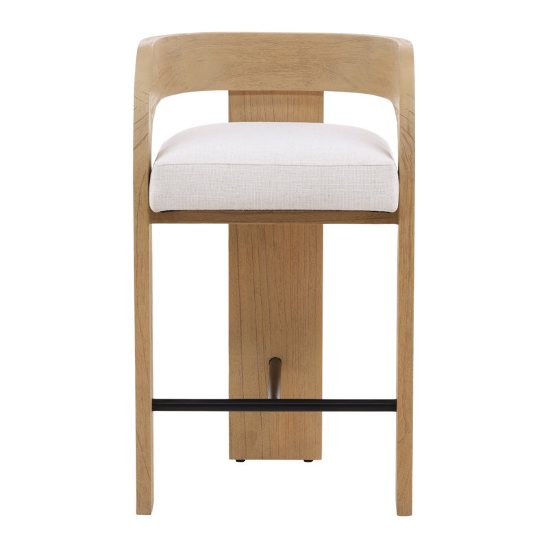 Tyson 34" Tall Counter Stool, Cream