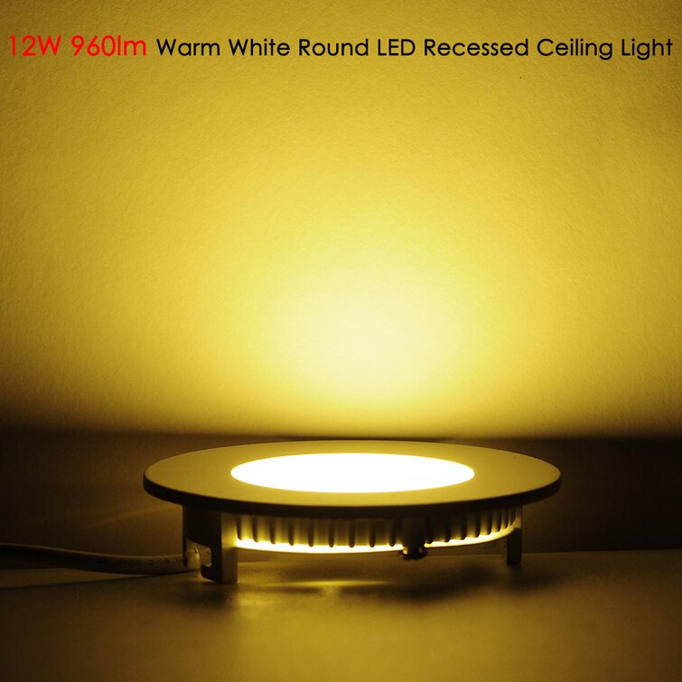 Yescom 6” Ultra Slim 3500K Remodel LED Retrofit Recessed Lighting Kit  Wayfair