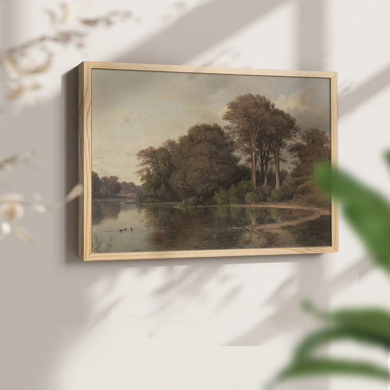 Paysages rétro-CCL III - reproduction encadrée, Naturel, H 22 po x l 28 po