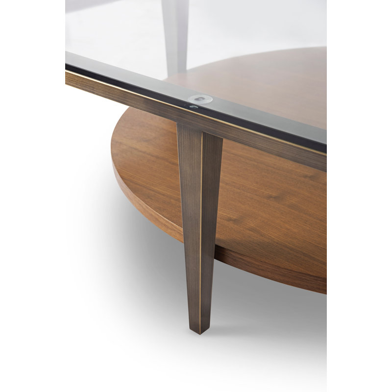 Table basse avec rangement Manhattan4 Legs, H 16 po x L 48 po x l 48 po