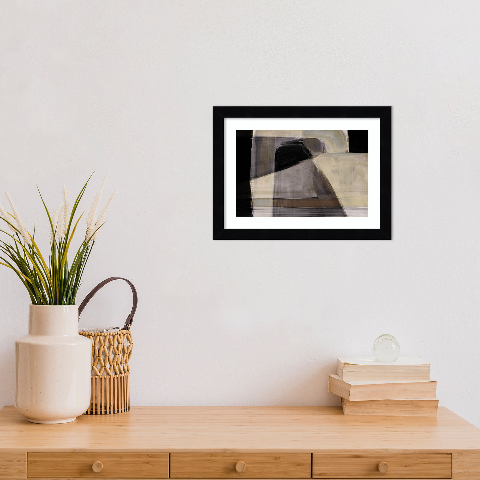 Cleve "Moods" Print by Dan Hobday, Black, 10" H x 13" W