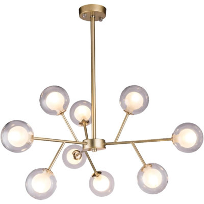 Luminaire suspendu 9 lumières Spoutnik