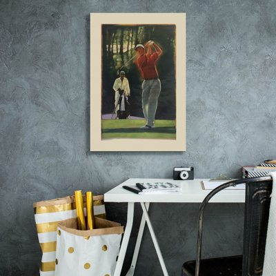 «The Golfer» par Bruce Dean, estampe numérique sur toile