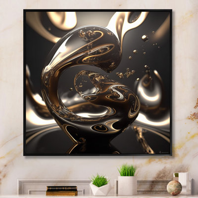 Mystère or foncé 3D - impression