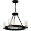 Lustre noir mat 4 lumières Alyworth