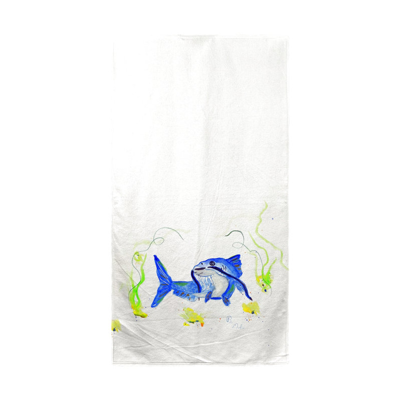 Serviette de plage catfish betsy Rosenblatt