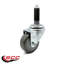 4 Pieces Polyurethane Wheel Swivel Expanding Stem Caster Set-88885320