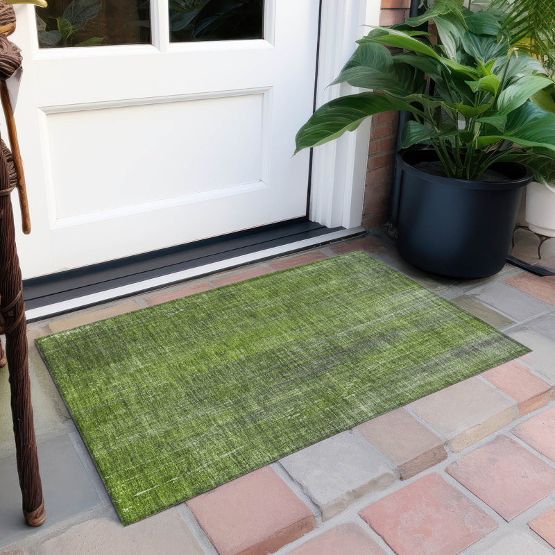 Tapis intérieur / extérieur Kinslee, Rectangle 1 pi 8 po x 2 pi 6 po