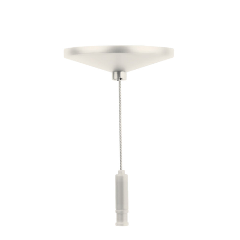 Ensemble de câbles de suspension pour rail W, L 96 po, Blanc