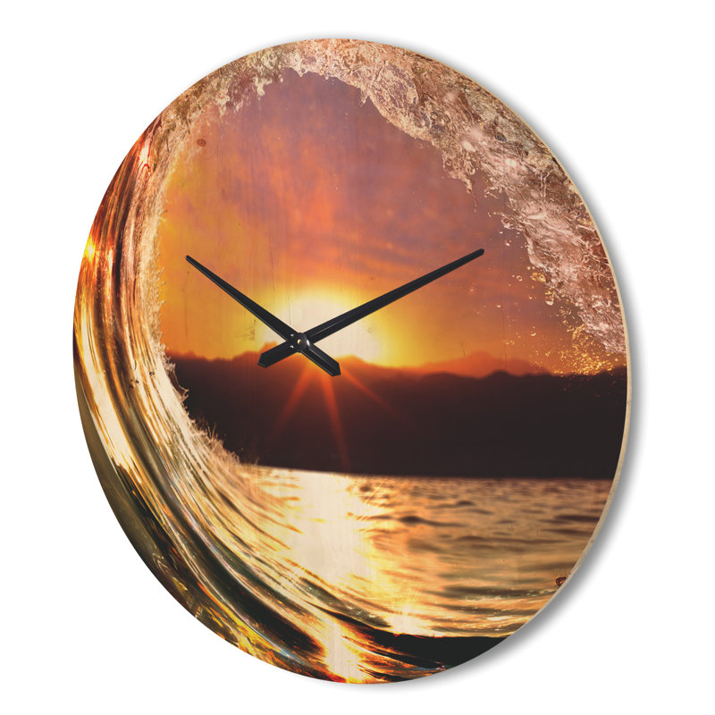 Solid Wood Wall Clock, Large