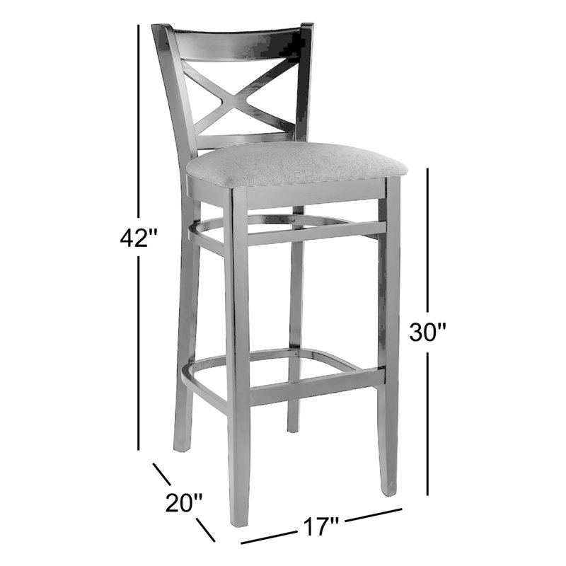 Tabouret de bar 30 po Lieb, Acajou