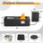 48" Propane Gas Fire Pit Table 50,000 Btu Upgrade With Ice Bucket-200293765