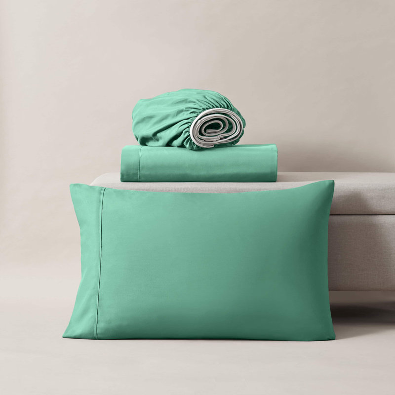 Ensemble de draps en micro-fibre, Simple, Menthe