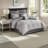 Luxurious Silver & Polyester Bedding Sets, Classic Jacquard Design For Home