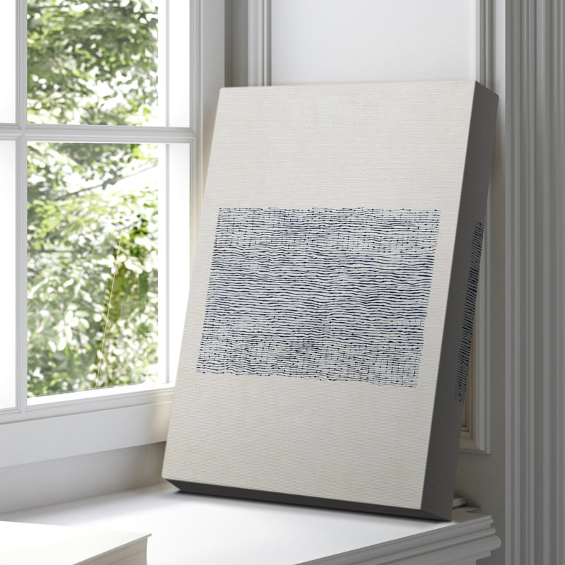 Toile tendue avec châssis abstrait CDLXIX, H 60 po x l 40 po