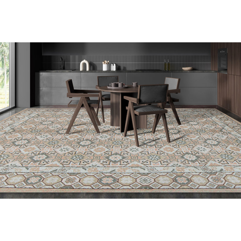 Hand-Knotted High-Quality Brown Area Rug