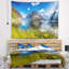 Paysage, montagne de cristal transparent, tapisserie des Alpes-28506538