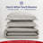 100% Cotton Sateen Weave Solid Duvet Cover Set - Includes 1 Duvet Cover & 2 Pillow Sham Set-126458475-126458479
