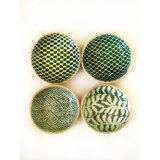 Terrafirma 4 Pieces Ceramics Pine Fruit Dessert Bowls
