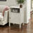 Danielle Laminated Accent Table - Transitional End or Side Table, 23.2'' H X 17.72'' W X 11.64'' D